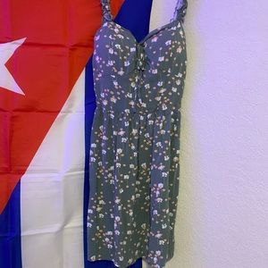 floral knee length dress